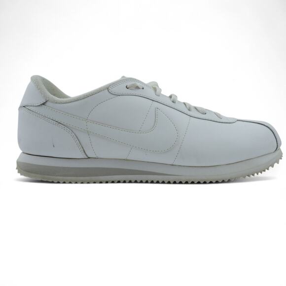 Nike Shoes Mens 13 Triple White Cortez '72 '08 Leather Low Top 316418-113 - Picture 1 of 16